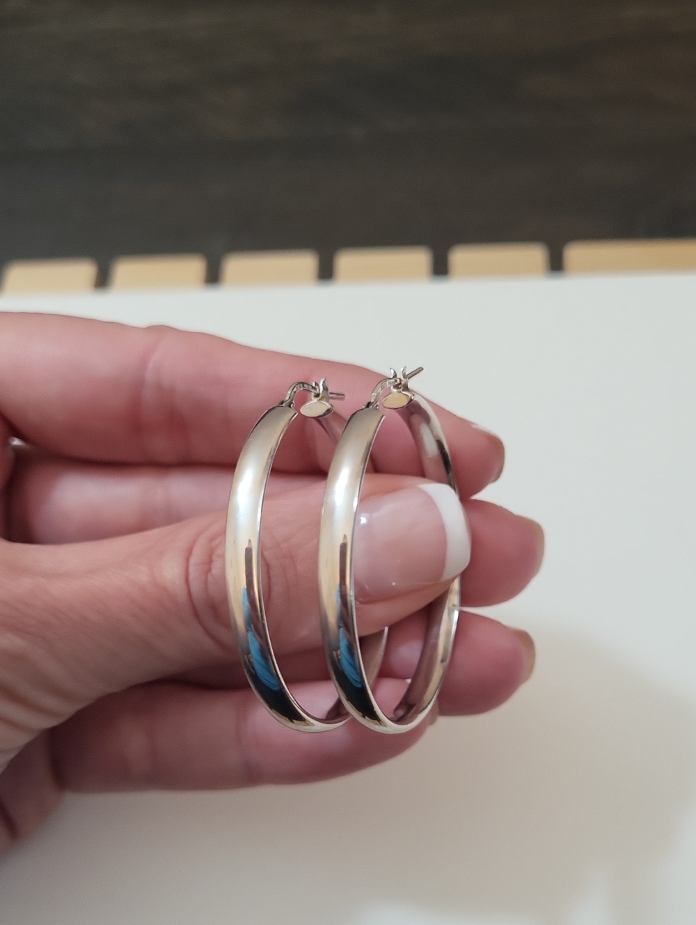 Sterling Silver Italy Milor Hoop Earrings